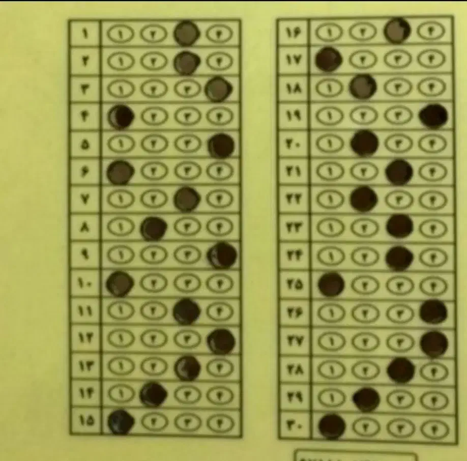 پاسخنامه طلایی آزمون تمامی پایه هاپایه یک دوم سوم|کتاب و مجله آموزشی|ری, علایین|دیوار