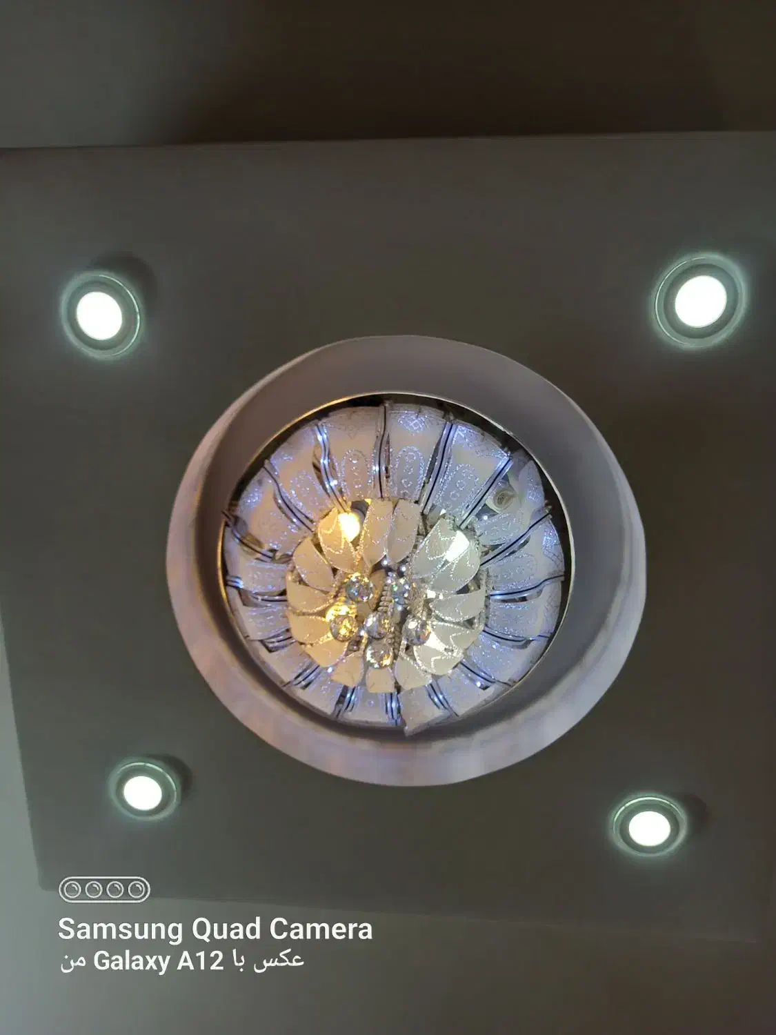 لوستر کریستالی کنترل دار|لوستر و چراغ آویز|تهران, مشیریه|دیوار