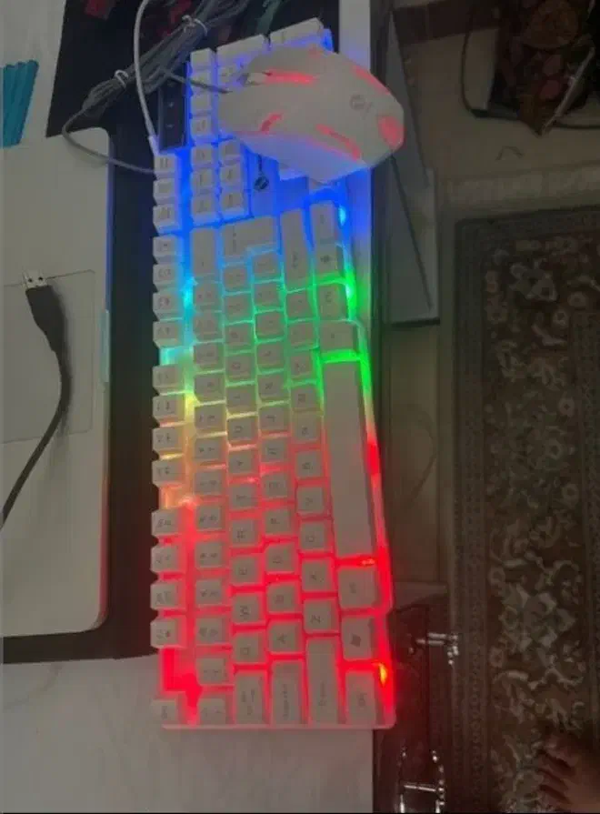 کیبورد و ماوس گیمینگ RGB دار|قطعات و لوازم جانبی رایانه|تبریز, |دیوار