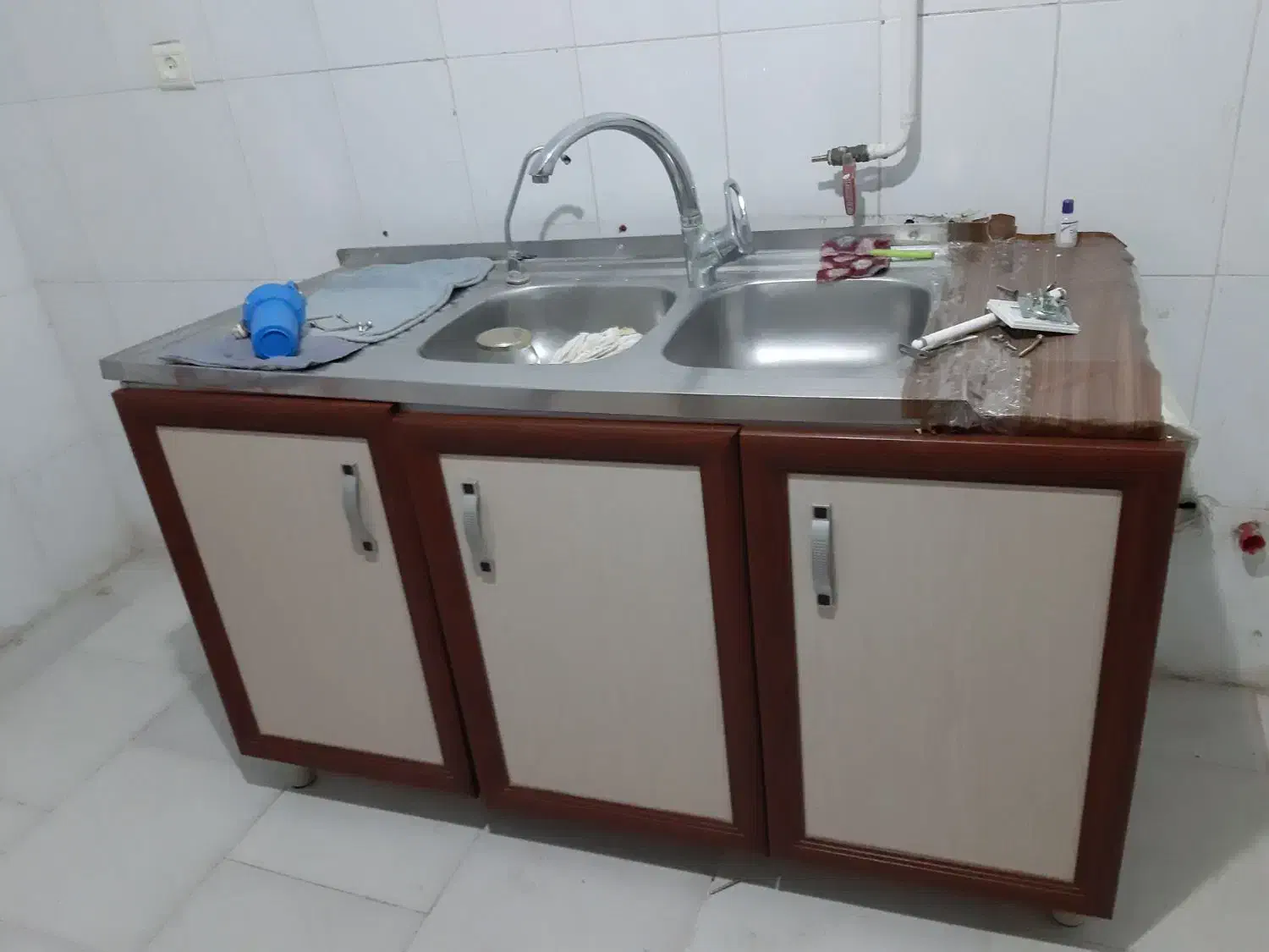 کابینت mdf سینک شیر ظرفشویی هود کمد دیواری|مصالح و تجهیزات ساختمان|هشتگرد, فاز ۷ مهستان|دیوار