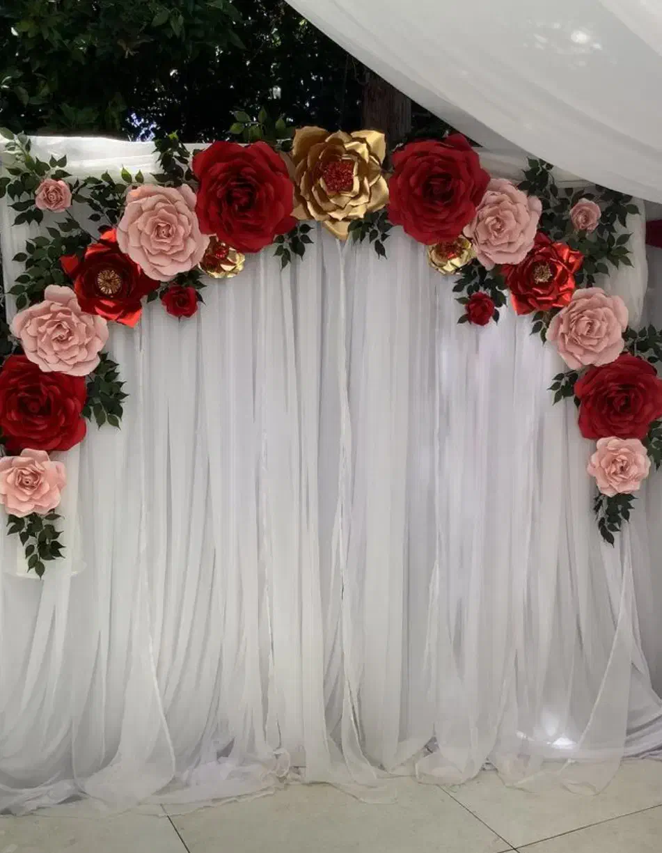 گل کاغذی،گل دکوراتیو،تم تولد،دیزاین،گل آرایی|گل مصنوعی|ری, علایین|دیوار