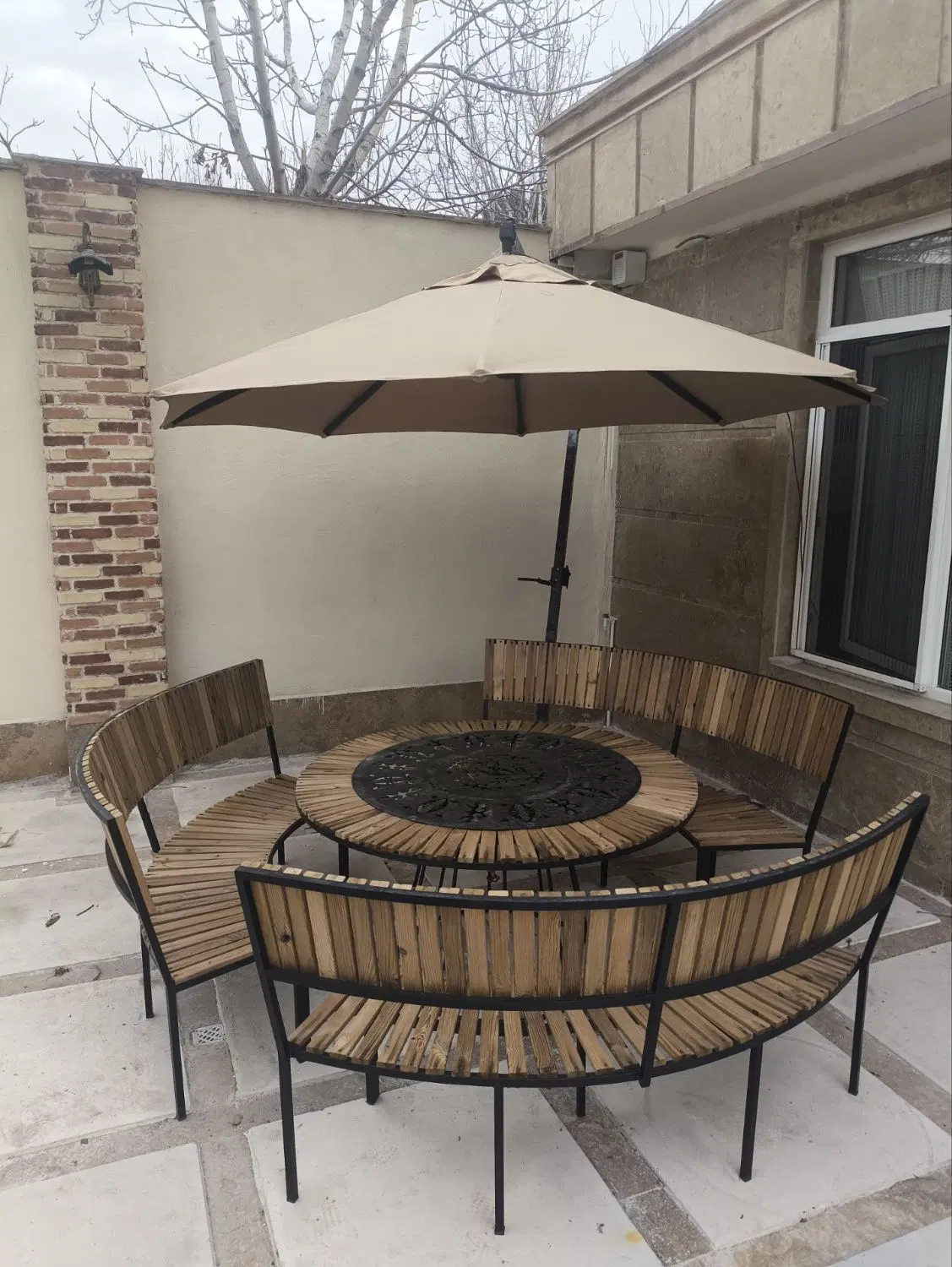 outdoor باغی کافه ای صندلی تاب چتر مبل کربن ویلای|میز و صندلی غذاخوری|تهران, شهرک صدرا|دیوار