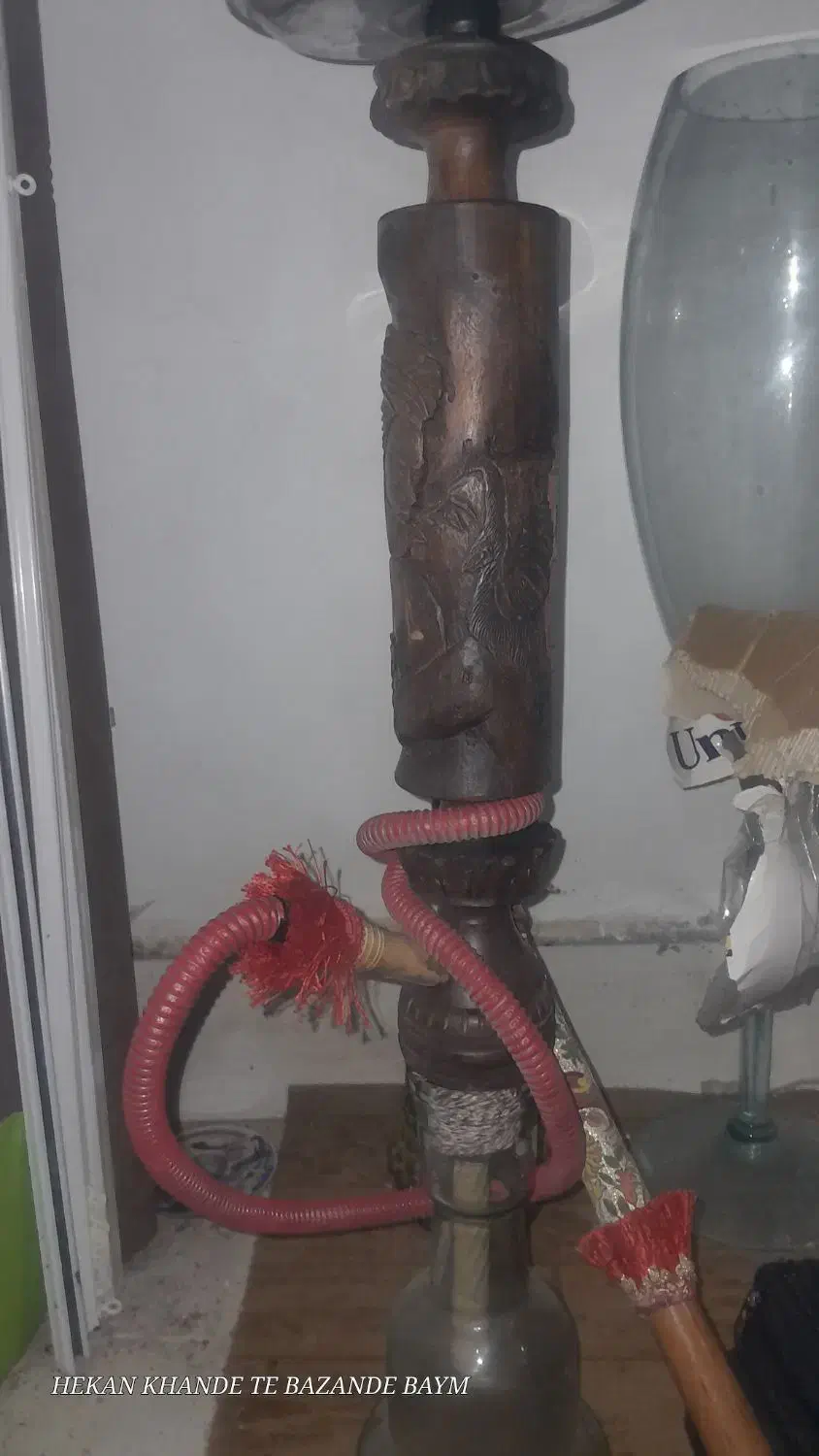 قلیان سرخ دار دوسیب|زیورآلات و اکسسوری|کردکوی, |دیوار