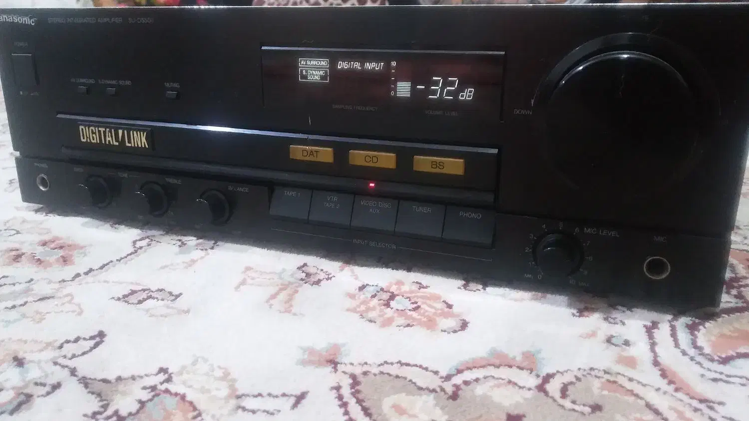 امپلی خانگی پاناسونیکd5500|سیستم صوتی خانگی|بوکان, |دیوار