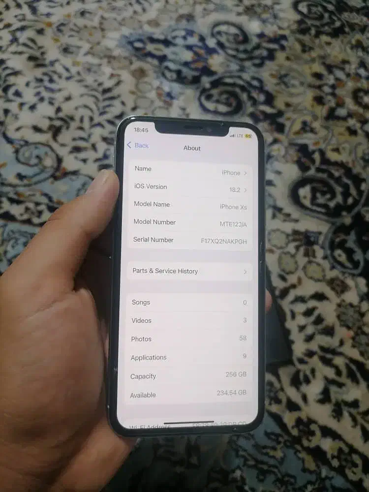 آیفون xs 256 سری M یعنی اورجینال معاوضه دارد|موبایل|کرج, فاز ۲ مهرشهر|دیوار