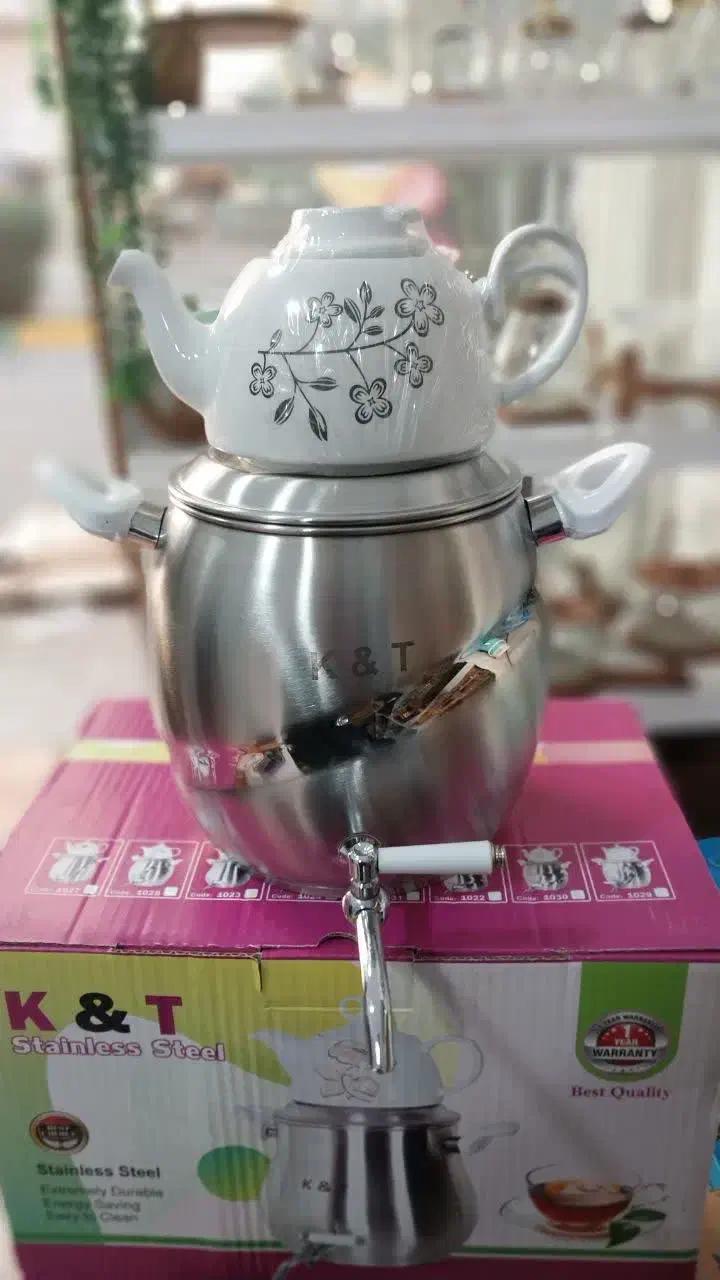 کتری قوری کفه چدن 1700|قوری، کتری، قهوهساز دستی|آمل, |دیوار