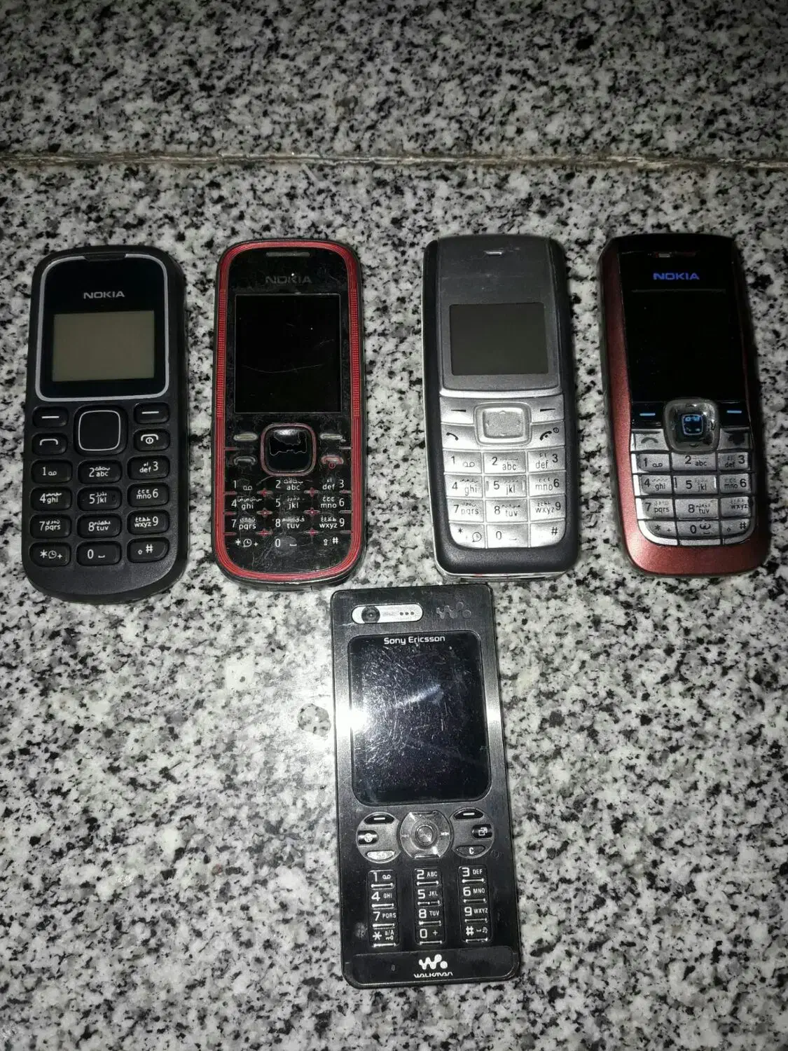 ۵عدد گوشی ساده نوکیا وسونی اریکسون|موبایل|همدان, |دیوار