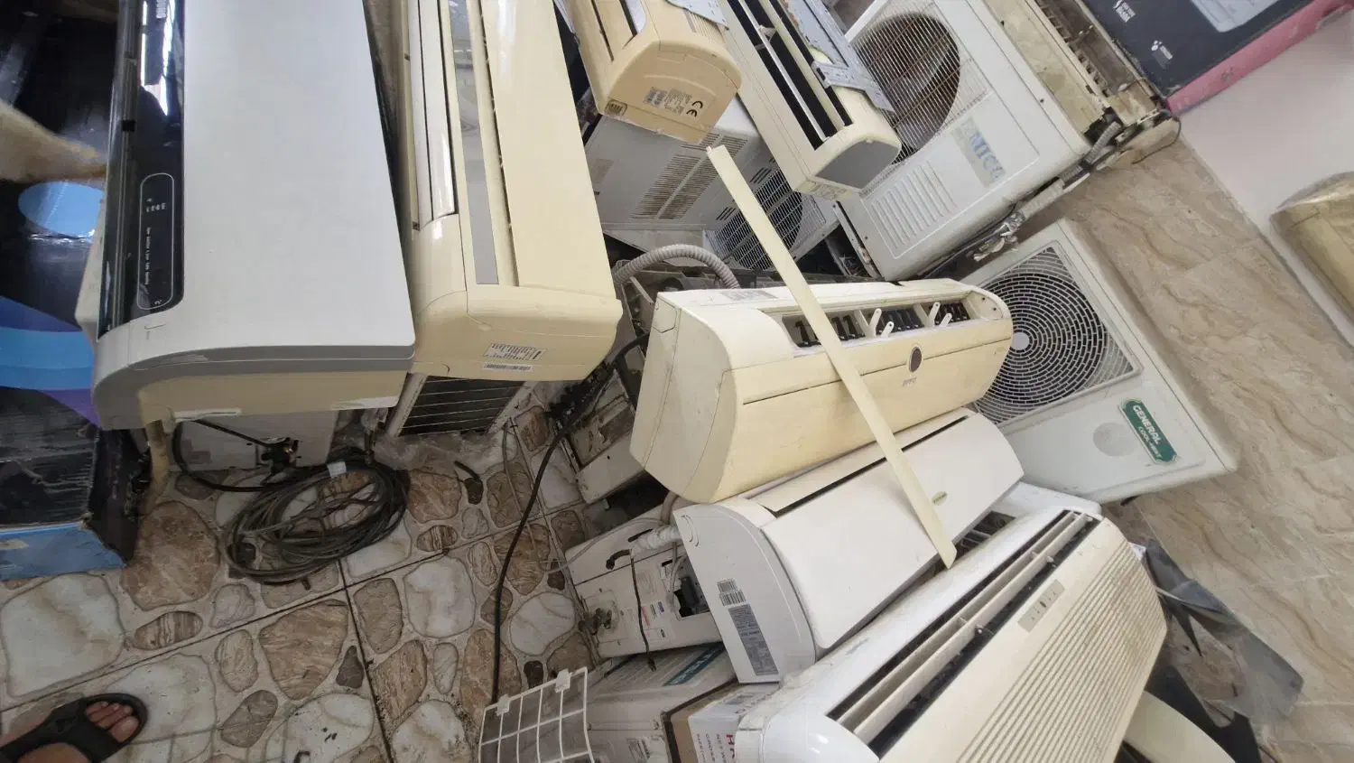 فروش پنل کولر تک و موتور سوخته کامل کولر گازی|کولر گازی و فن‌کوئل|بابلسر, |دیوار