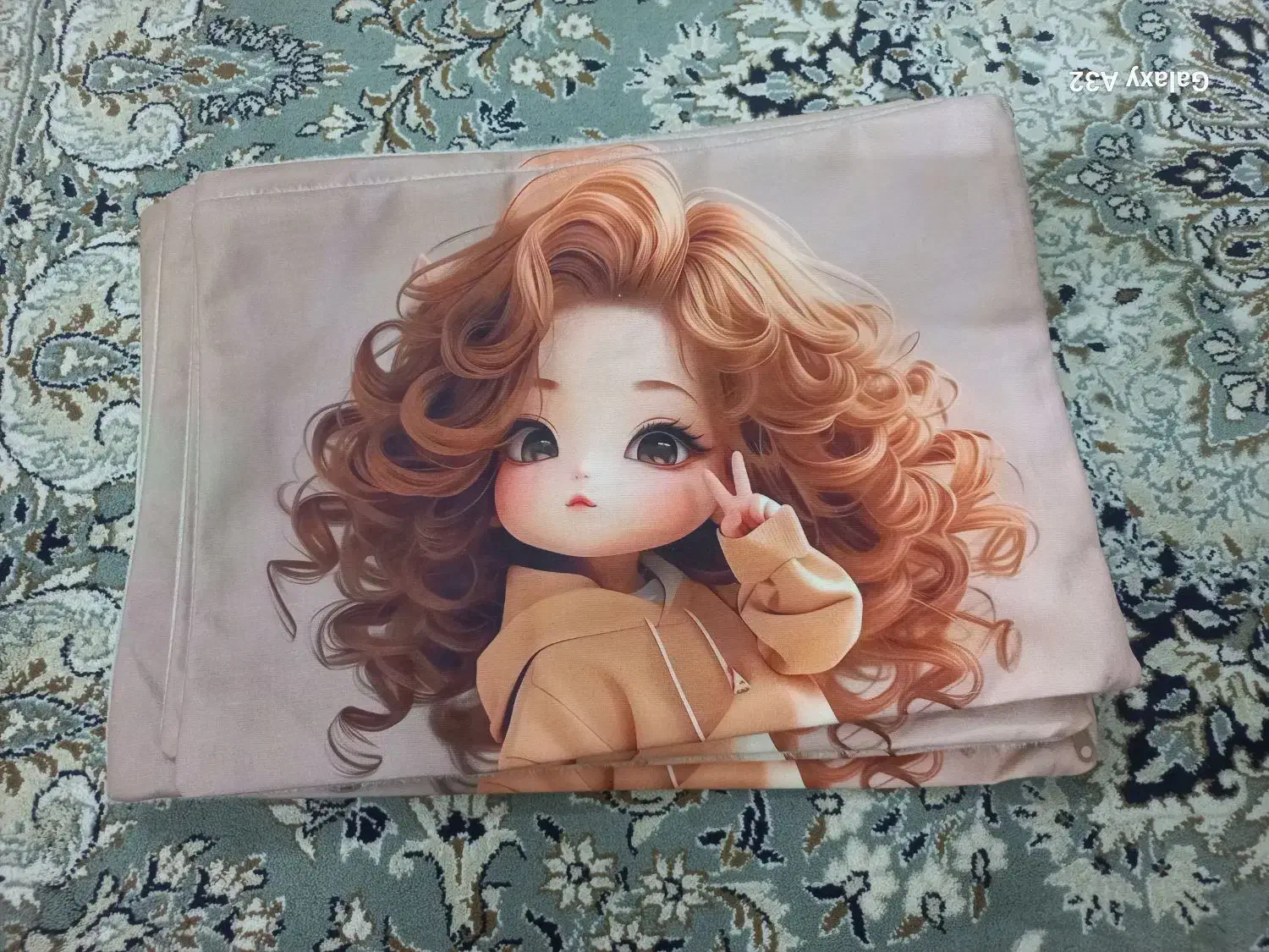 روبالشی نوزادی مخمل پورشه|رختخواب، بالش، پتو|زاهدان, |دیوار