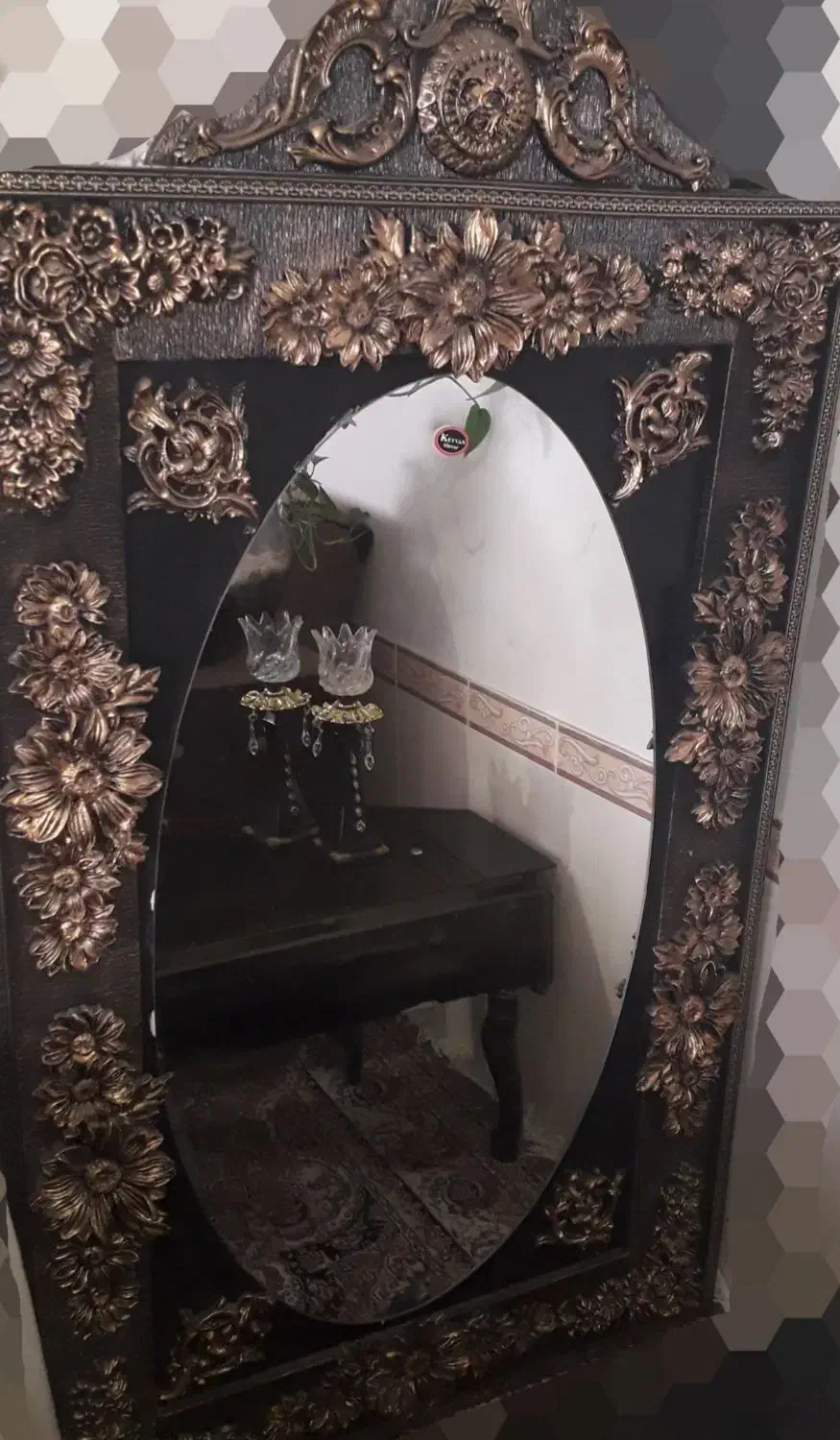 فروش آیینه و شمعدان|بوفه، ویترین، کنسول|جهرم, |دیوار