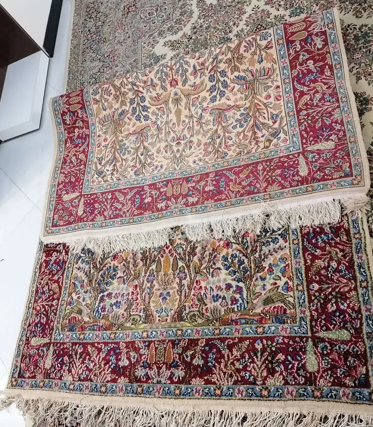 قالی دستبافت کرمانی|فرش|کرمان, |دیوار