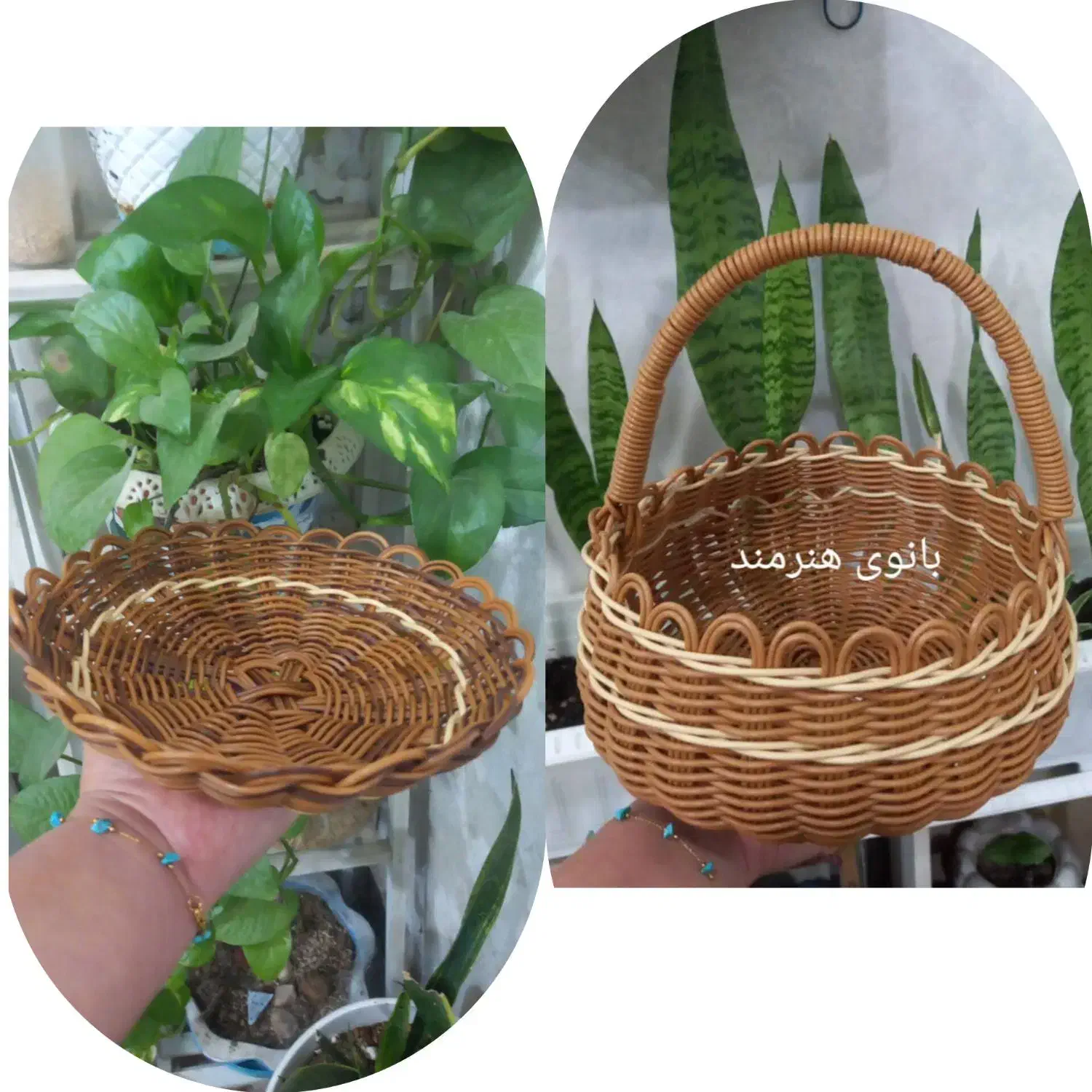 انواع ظروف حصیری|صنایع دستی و سایر لوازم تزئینی|دزفول, |دیوار
