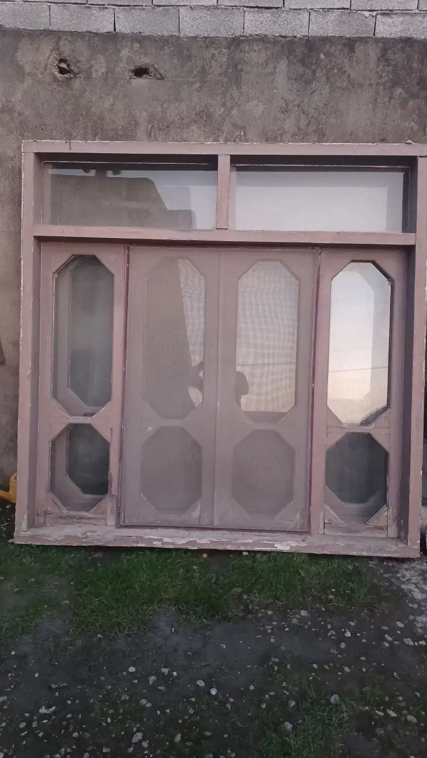 پنجره چوبی دست دوم|مصالح و تجهیزات ساختمان|هادی شهر, |دیوار