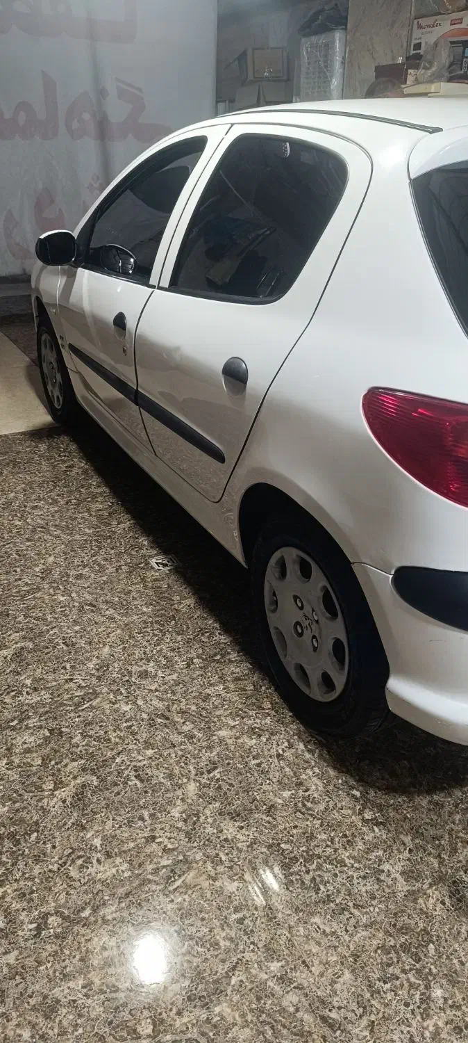 پژو 206 سفید مدل 99 114.000 کارکرد|خودرو سواری و وانت|کرج, آق تپه|دیوار