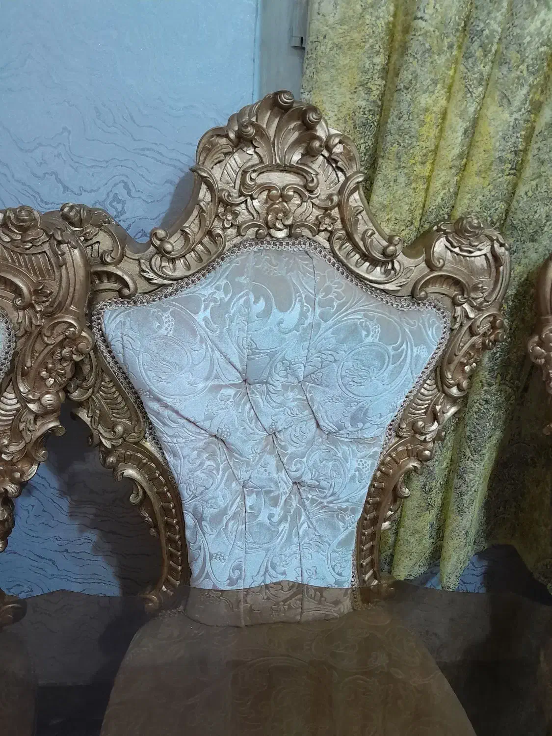 میز نهار خوری ۶نفره چوب راش پارچه ترک|میز و صندلی غذاخوری|اندیشه, شهرک مریم|دیوار