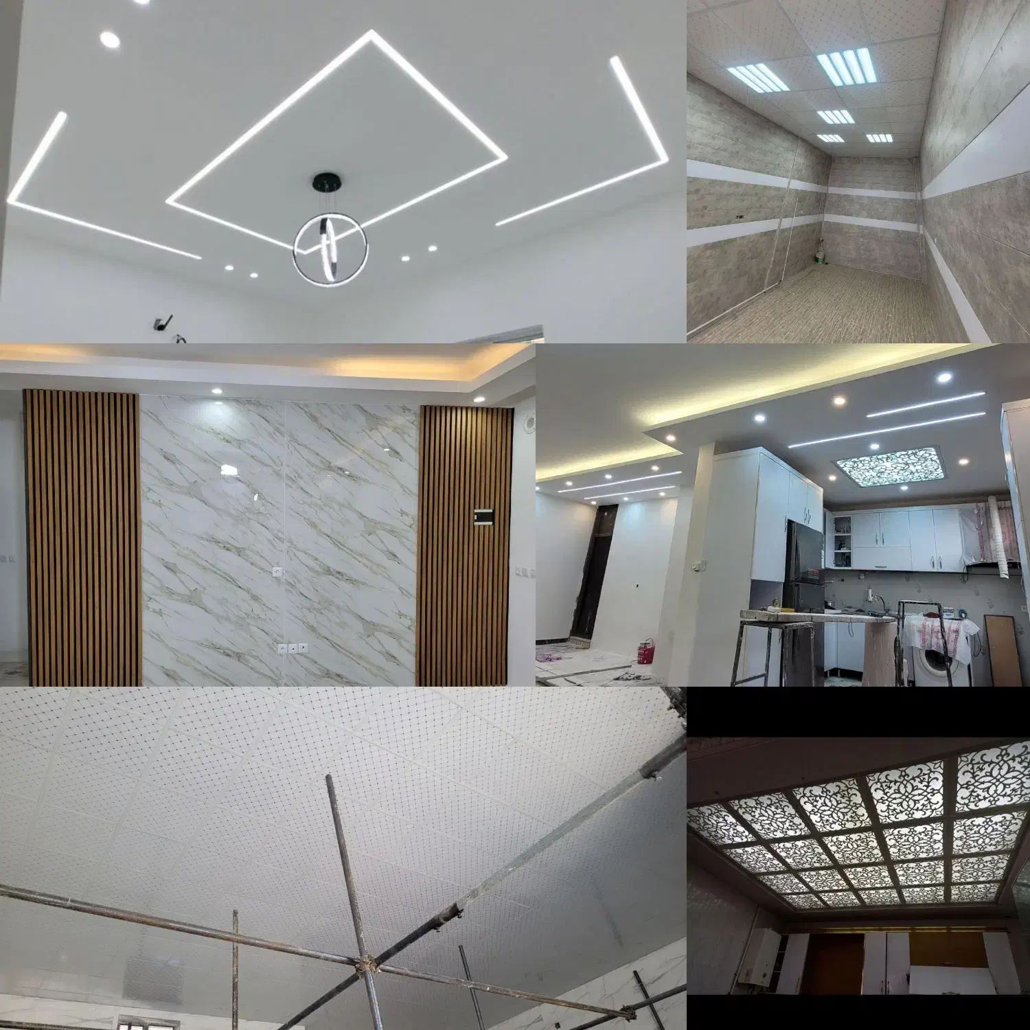 سقف کاذب‌ و کناف و دیوارپوش و ماربل و برقکار کناف|خدمات پیشه و مهارت|کرمانشاه, |دیوار