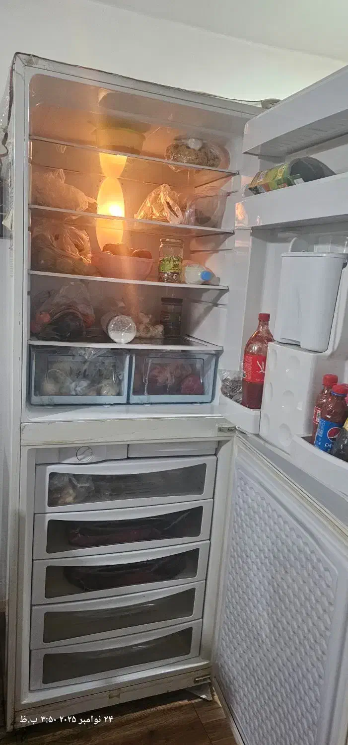یخچال دوطبقه الکترو استیل|یخچال و فریزر|نیشابور, مدرس|دیوار