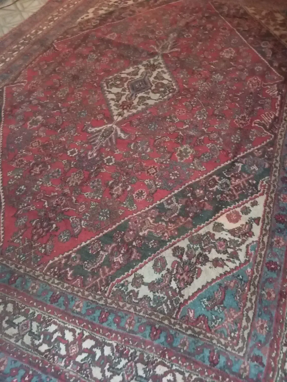 فرش دستبافت ۹ متری|فرش|همدان, |دیوار