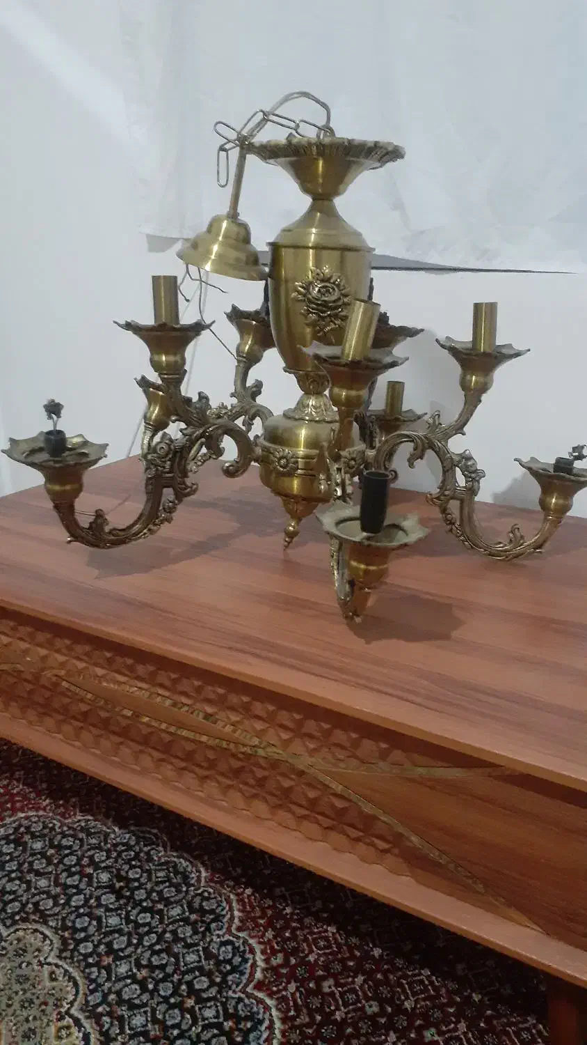 لوستر برنز|لوستر و چراغ آویز|سلماس, |دیوار