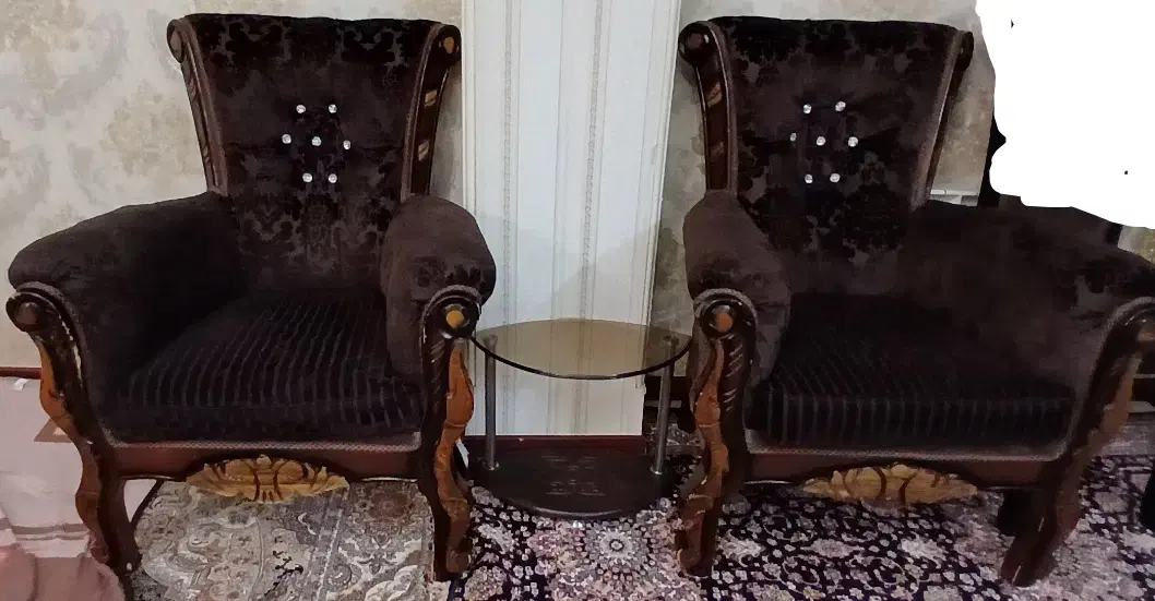 مبل ۷ نفره کلاسیک و میز جلو مبلی و عسلی|مبلمان خانگی و میز عسلی|ری, شهرری|دیوار