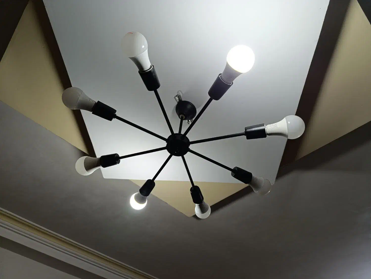 لوستر سقفی|لوستر و چراغ آویز|رشت, کوی مهر|دیوار