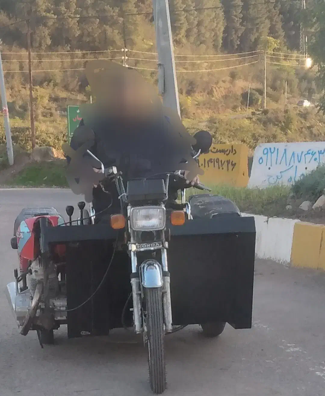 موتور سه چرخ مخصوص معلول های بزرگوار ویلچری|موتورسیکلت|علیآباد کتول, |دیوار