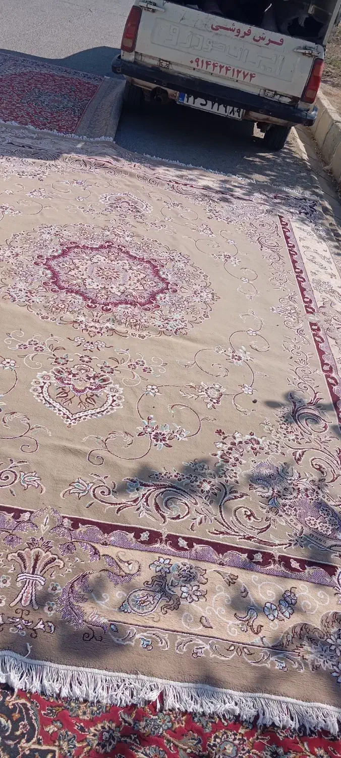 سه جفت فرش 12متری درحدنو|فرش|آبیک, |دیوار