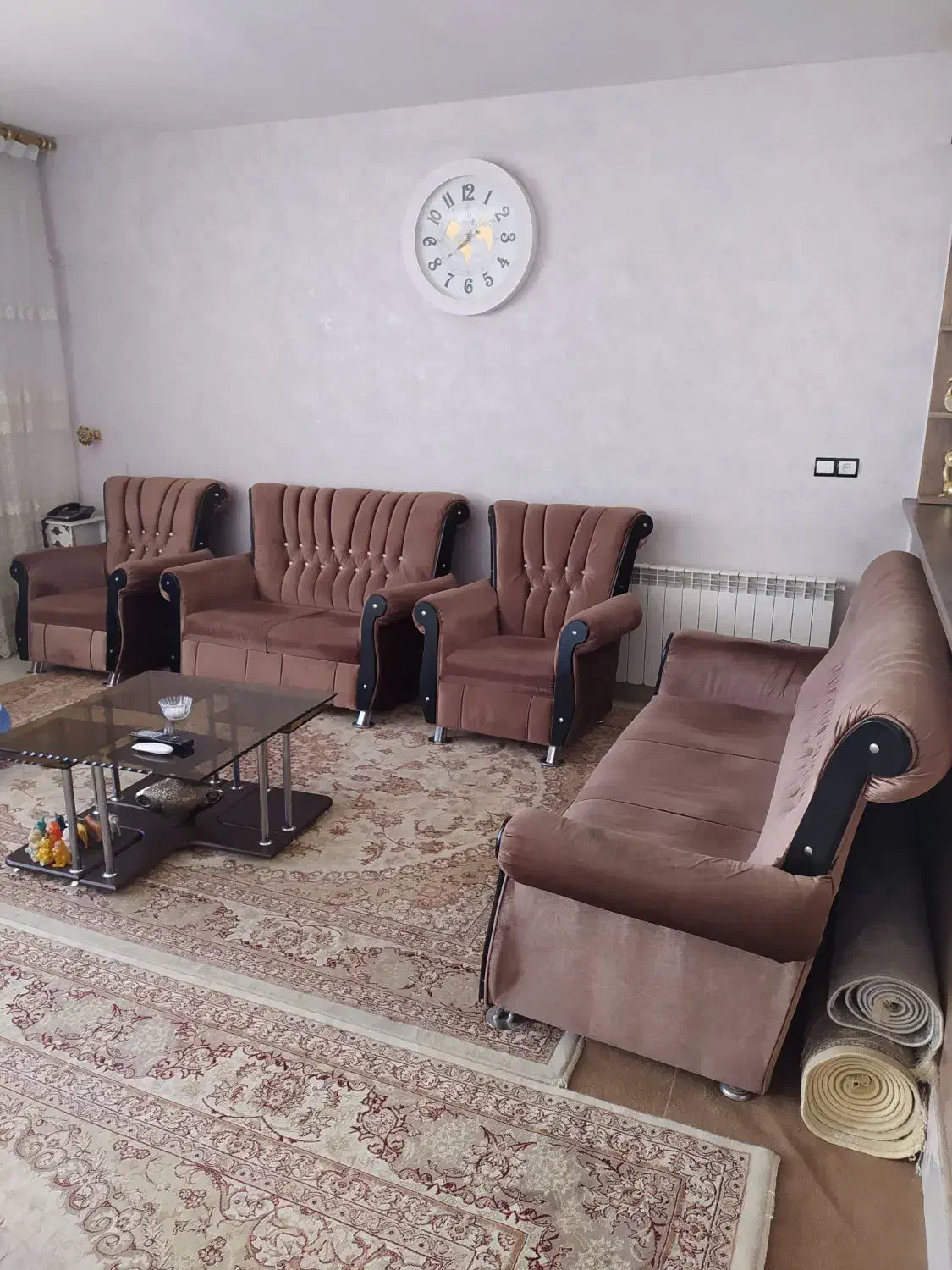 مبل 7نفره تمیز|مبلمان خانگی و میز عسلی|محلات, |دیوار