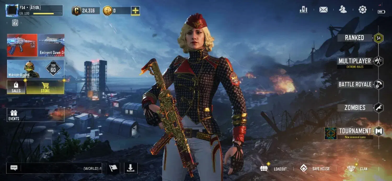 فروش اکانت کالاف لول130|کنسول، بازی ویدئویی و آنلاین|خرامه, |دیوار