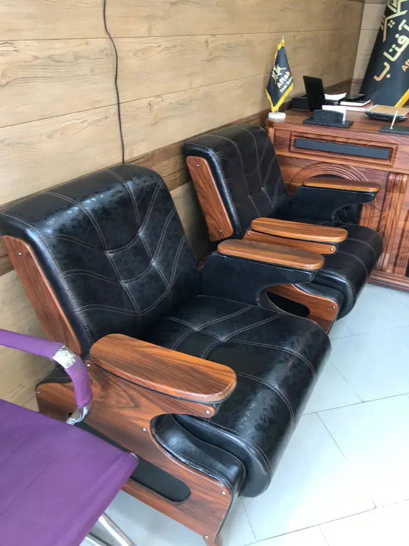 میز مدیریت با صندلی ونیمت ست|مبلمان اداری|کرج, گلشهر|دیوار