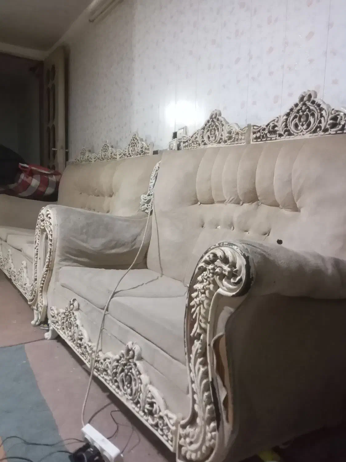 مبل ۷نفره کارکرده|مبلمان خانگی و میز عسلی|مشهد, گلبرگ|دیوار