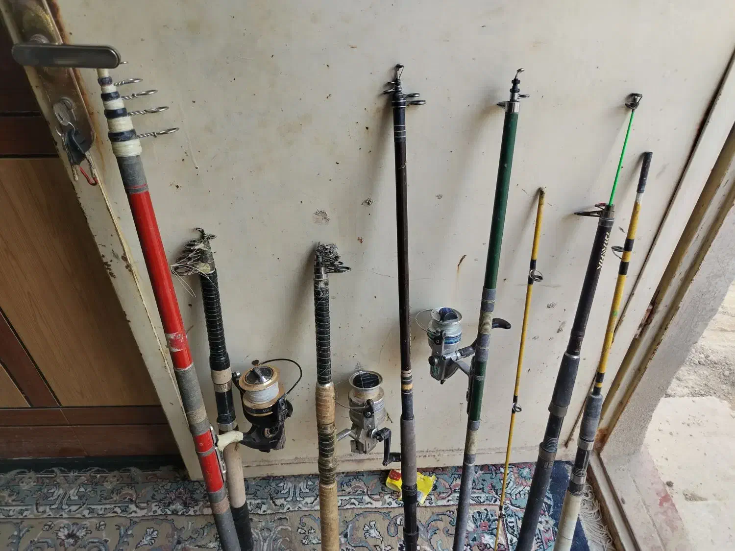 چوب ماهیگیری|ماهیگیری|شادگان, |دیوار