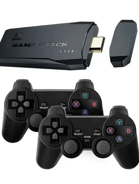 کنسول بازی با دودسته بی سیم۶۴ گیگ حافظه گیم استیک|کنسول، بازی ویدئویی و آنلاین|قم, نیروگاه|دیوار