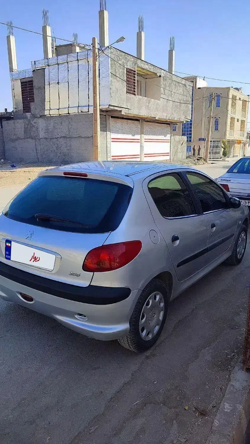 پژو 206 تیپ2 مدل ۸۶|خودرو سواری و وانت|یاسوج, |دیوار