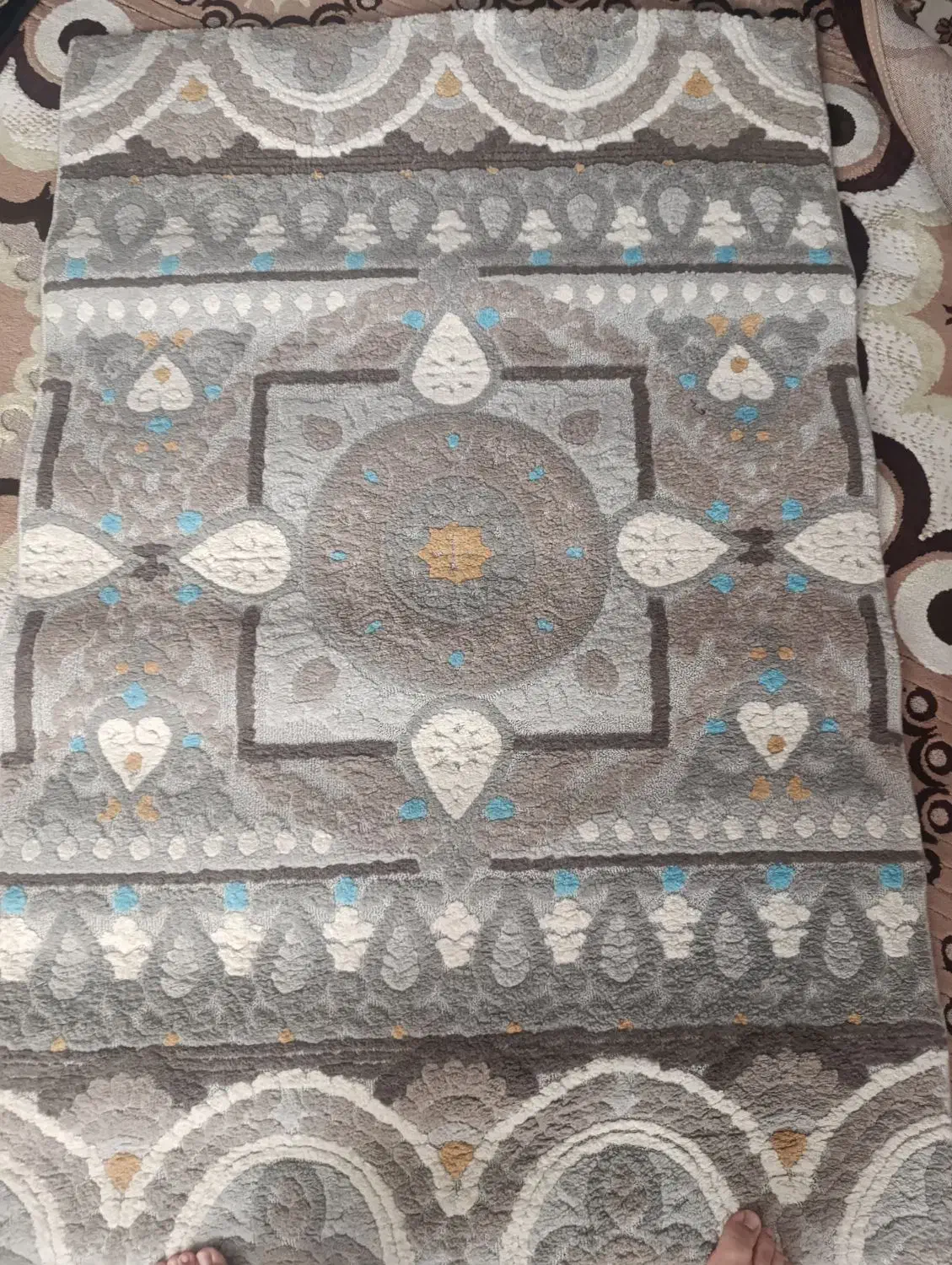 گلیم فانتزی  با طرح زیبا|گلیم، جاجیم، گبه|فردوسیه, |دیوار