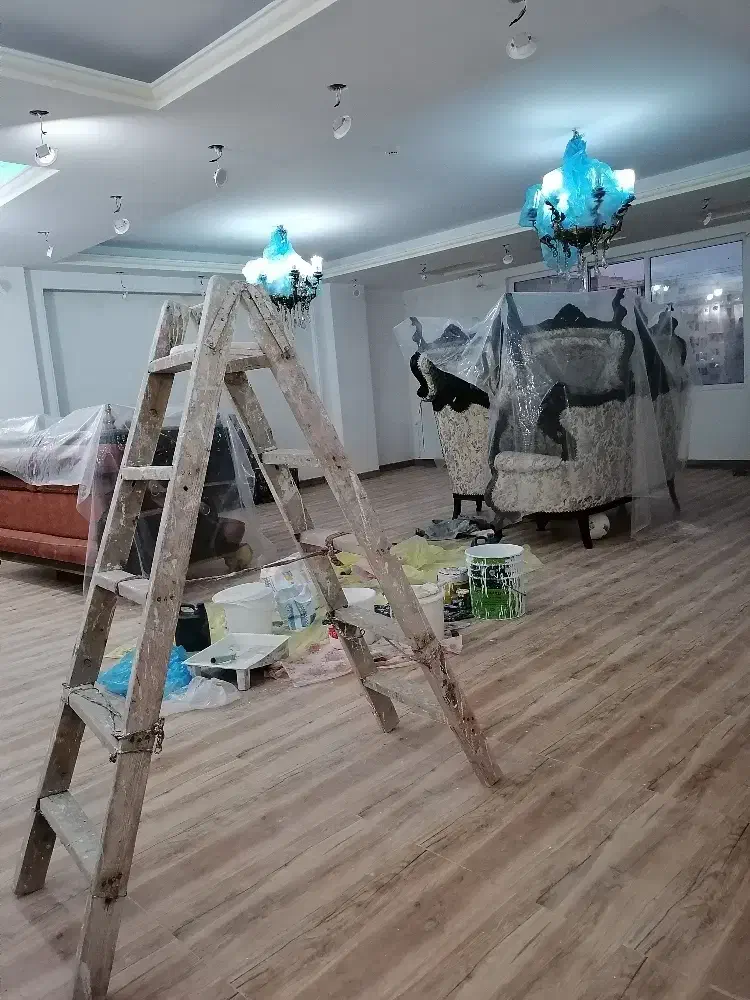 نقاشی ساختمان، بازسازی، کاغذدیواری، کفپوش، پارکت|خدمات پیشه و مهارت|کرج, دهقان ویلا|دیوار