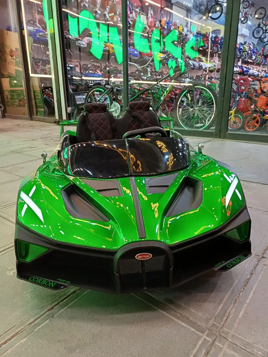 بوگاتی ۲۴ولت پرقدرت لاستیک اسفنجی|اسباببازی بچه|مشهد, توس (بلوار توس)|دیوار