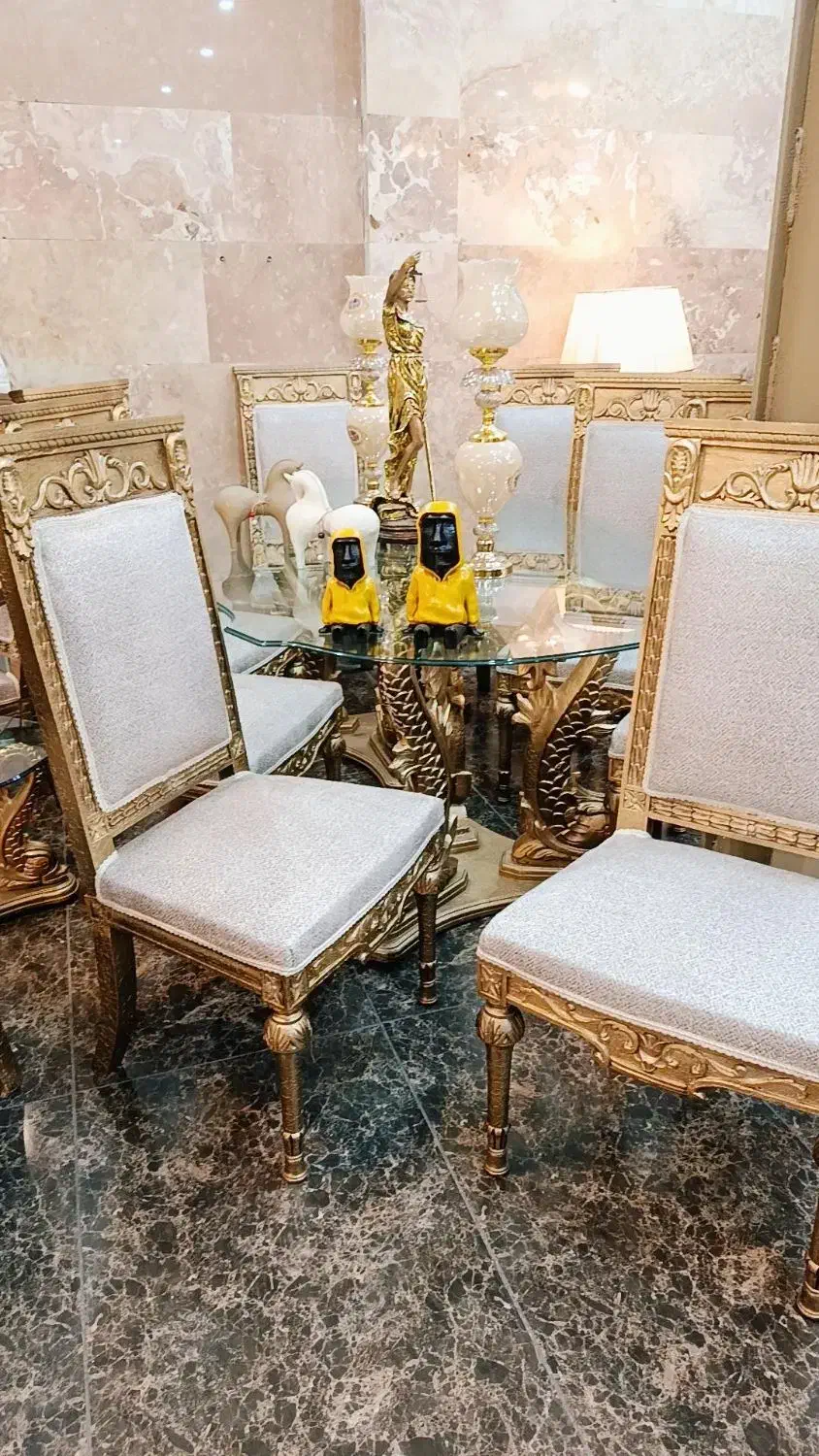 دو سرویس ناهارخوری 8 نفره تمام چوب راش|میز و صندلی غذاخوری|تهران, جوادیه تهرانپارس|دیوار