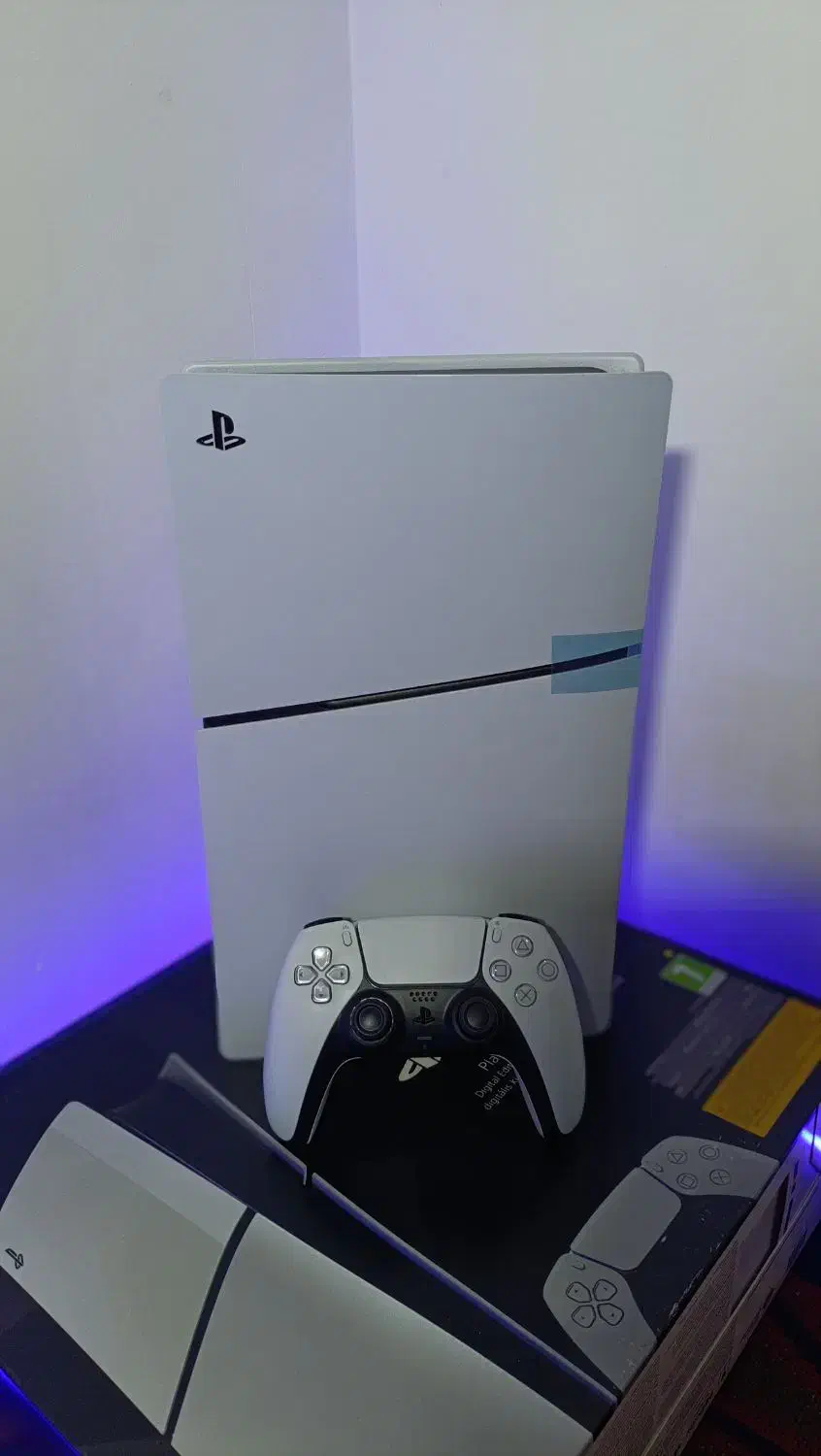 ps5 slim digital یک ترابایت حافظه یک دس|کنسول، بازی ویدئویی و آنلاین|بهبهان, |دیوار