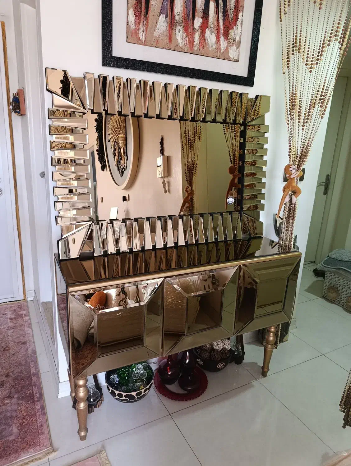 آیینه کنسول|بوفه، ویترین، کنسول|شاهین‌شهر, حافظ شمالی|دیوار