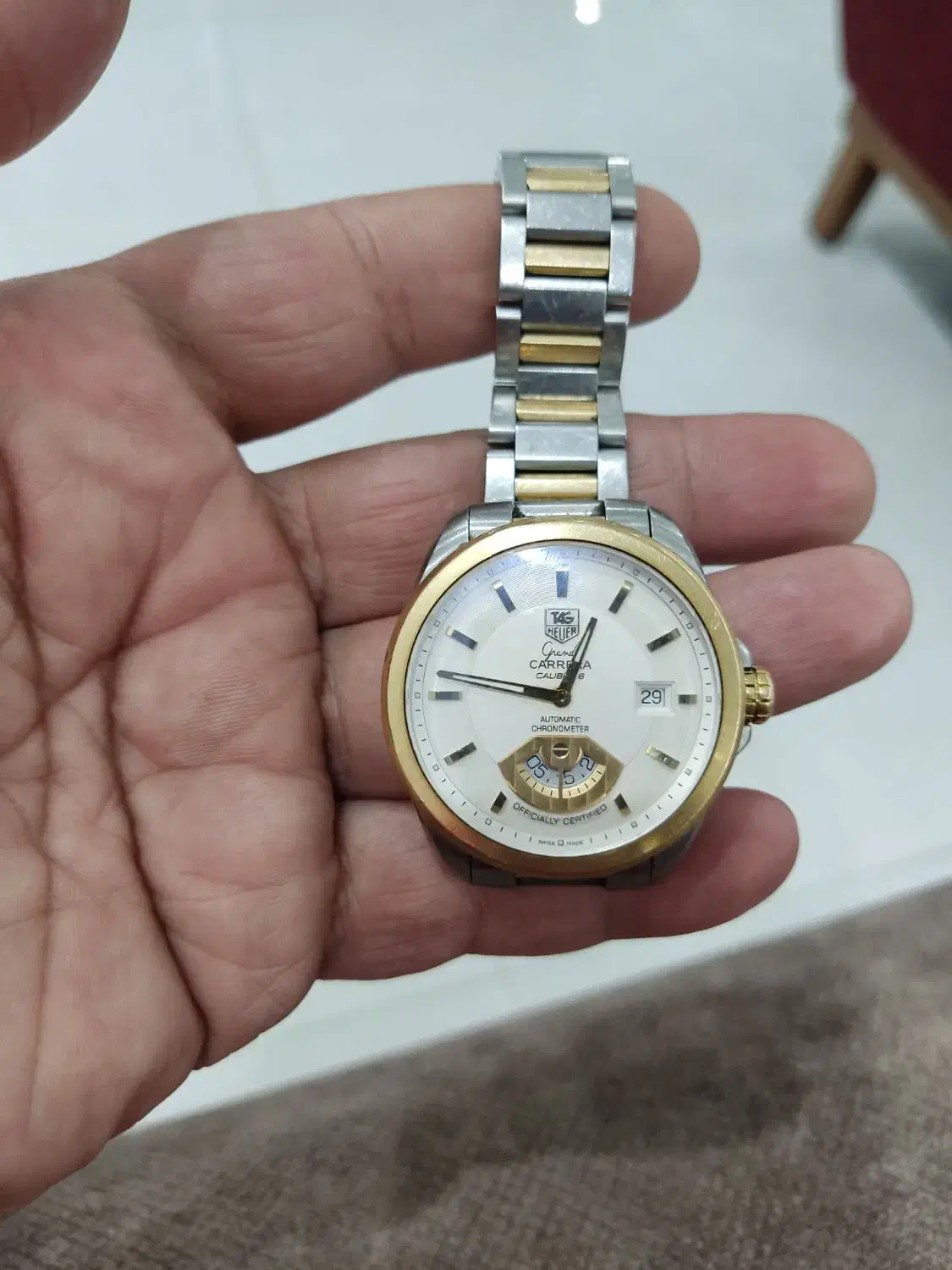 ساعت کاررا اورجینال ترکیبی از استیل و طلای ۱۸ عیار|ساعت|تهران, ونک|دیوار