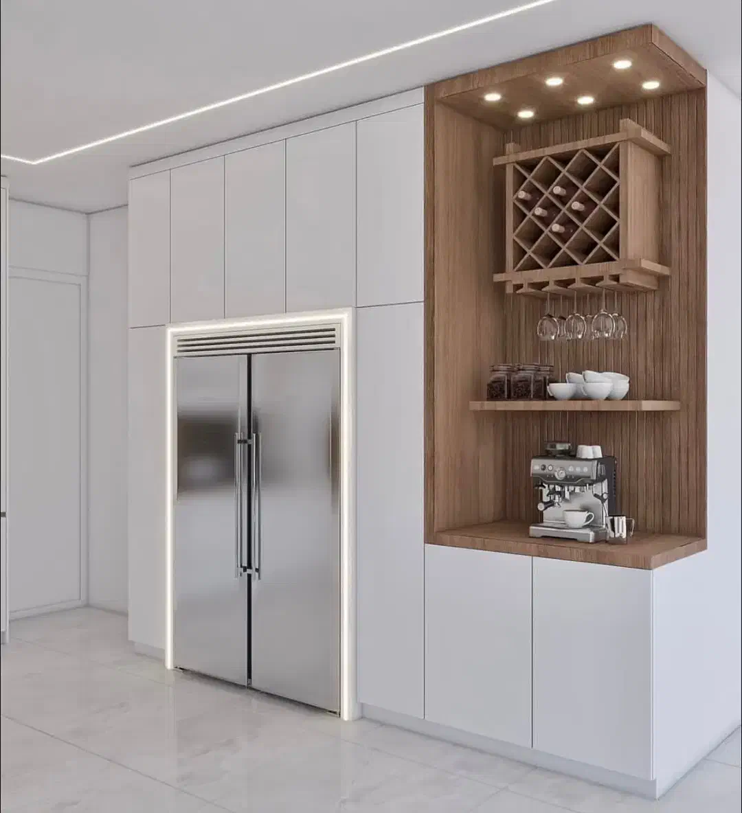 ساخت و اجرای کابینت آشپزخانه کمد جاکفشی کافی بار|خدمات پیشه و مهارت|رودهن, |دیوار