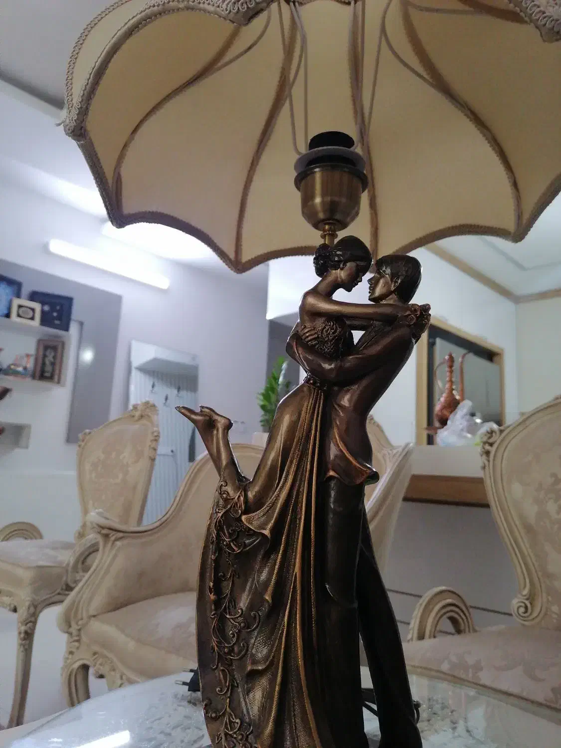 آباژور طرح تانگو عاشقانه برند گلدن گیفت|چراغ خواب و آباژور|اصفهان, خانه اصفهان|دیوار