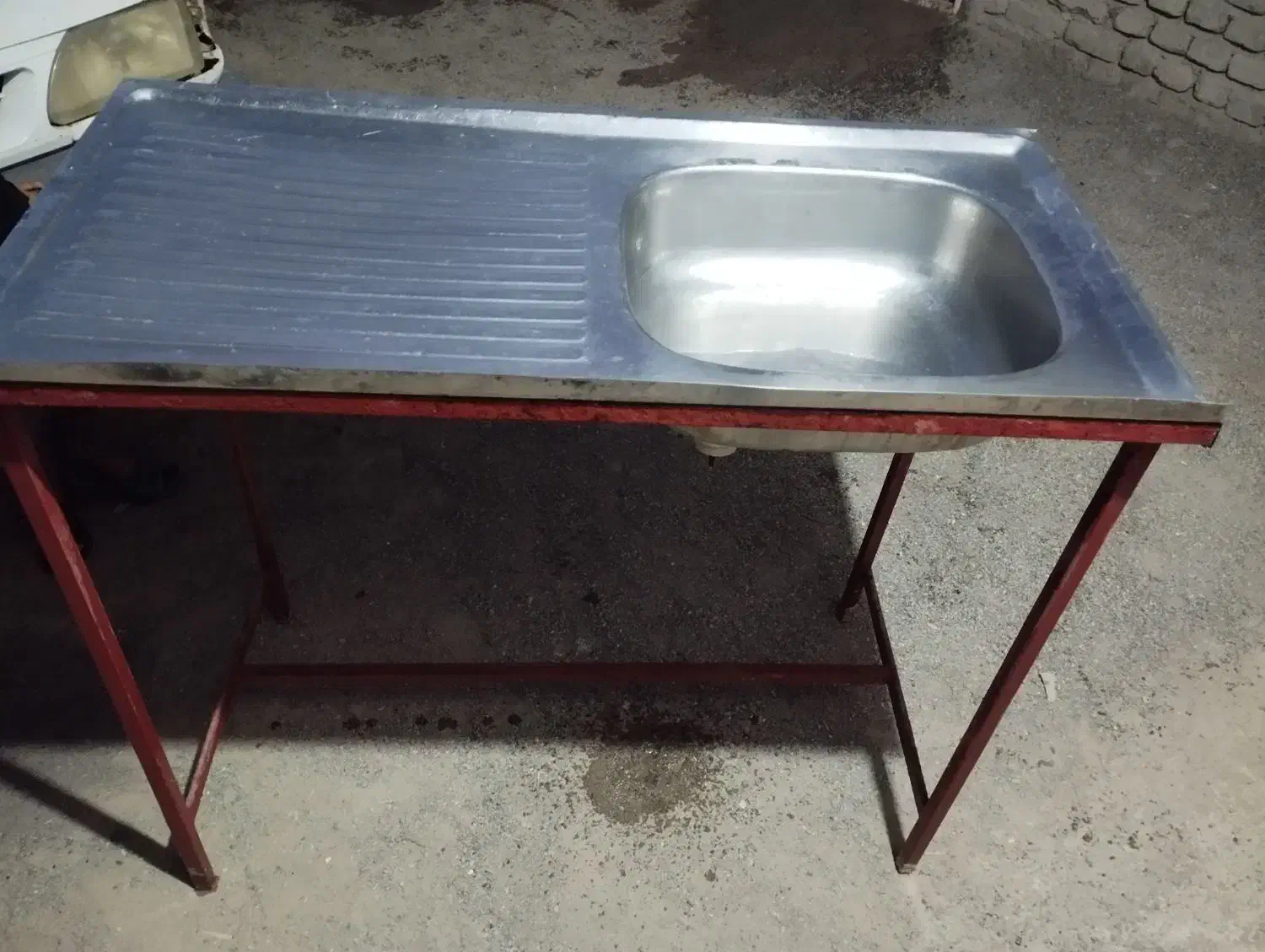 سنگ ظرف شویی همراه چهارپایه|مصالح و تجهیزات ساختمان|زابل, |دیوار