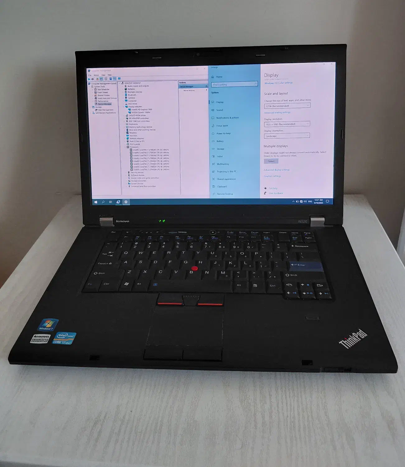 لپتاپ Core i7 با رم ۸ گیگ|رایانه همراه|تهران, حافظیه|دیوار