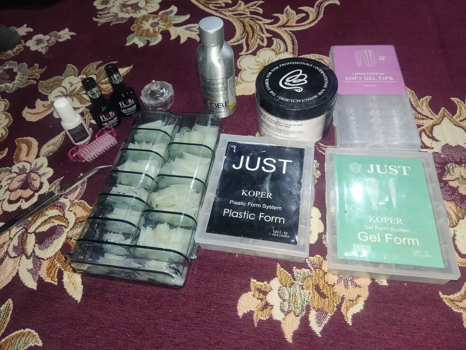 لوازم کاشت ناخن|آرایشی، بهداشتی، درمانی|فیروزآباد (فارس), |دیوار