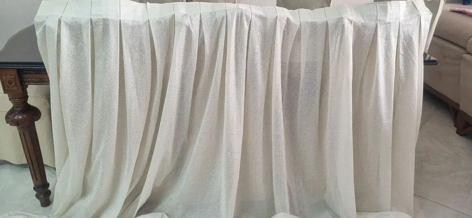 پرده   ابعاد عرض 164 سانت، ارتفاع 260 سانتیمتر|پرده، رانر، رومیزی|گرمدره, |دیوار