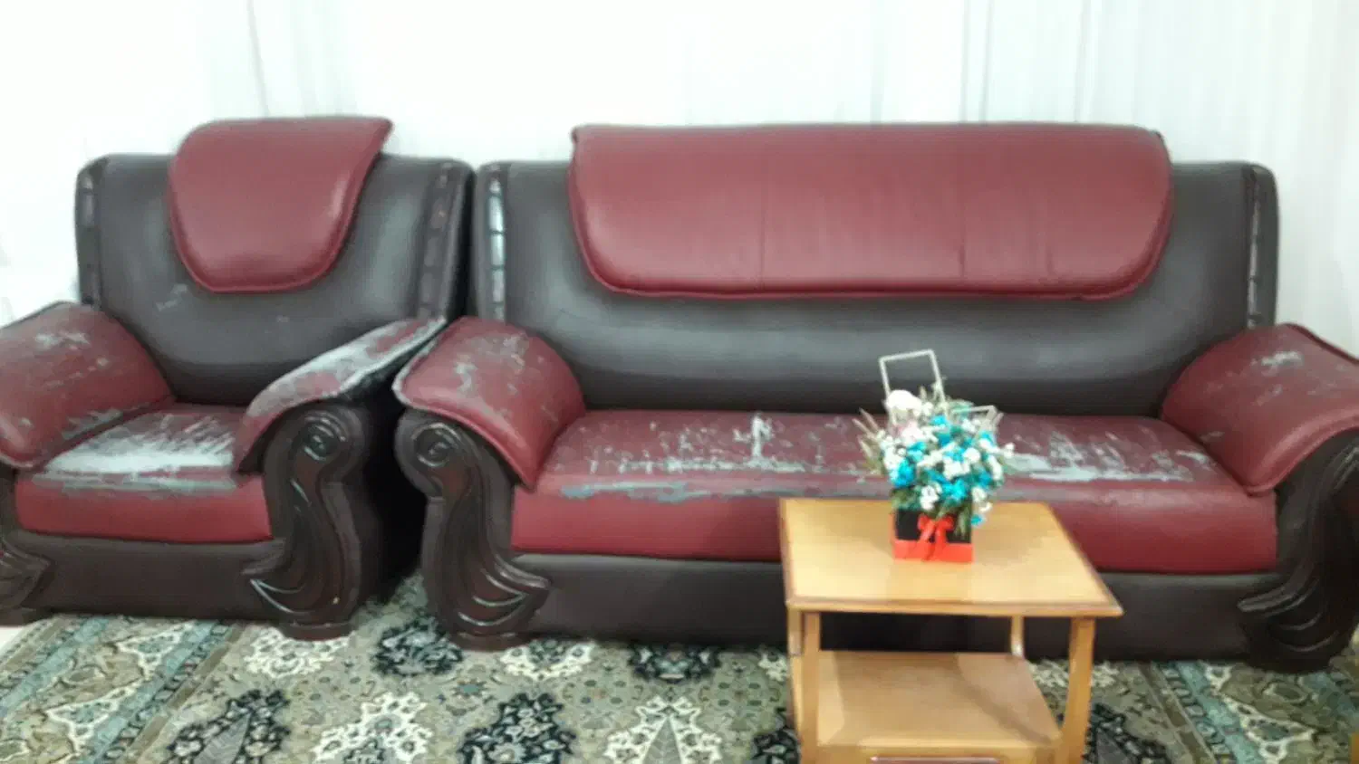 مبل  ۷ نفره|مبلمان خانگی و میز عسلی|فلاورجان, |دیوار