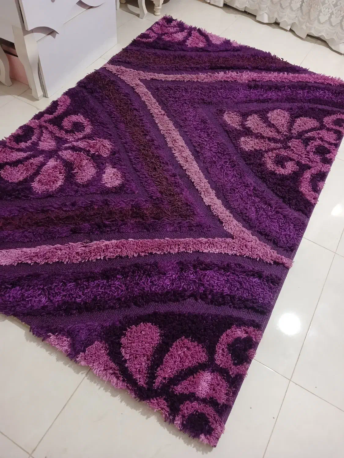 فرش ماشینی۱ونیم در۲۲۵ترکیه فقط۲ماه استفاده شده نو|فرش|تبریز, |دیوار