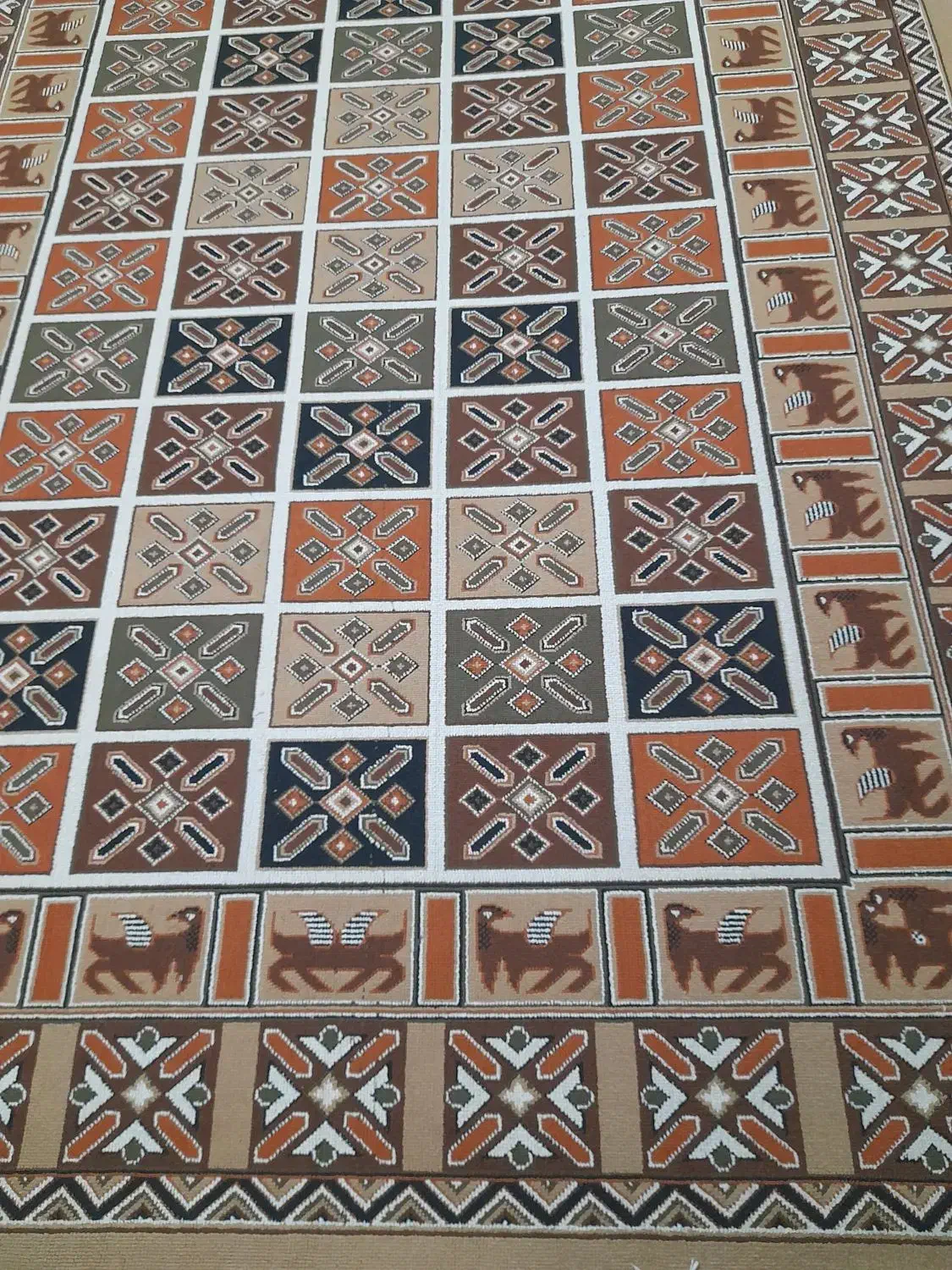 گلیم فرش ۹ متری|گلیم، جاجیم، گبه|ایلام, |دیوار